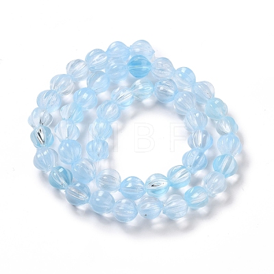 Transparent Glass Beads Strands GLAA-F114-02A-07-1