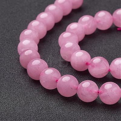 Natural Rose Quartz Beads Strands GSR10mmC034-1