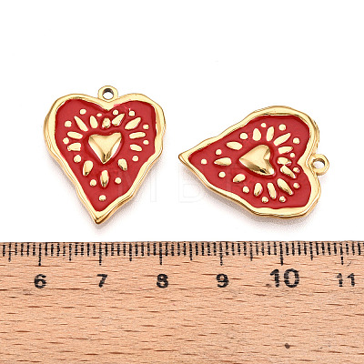 304 Stainless Steel Pendants STAS-N108-21B-G-1