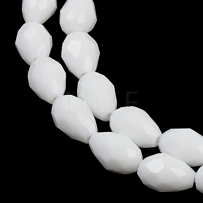 Opaque Solid Color Imitation Jade Beads Strands EGLA-N013-P6mm-D02-1