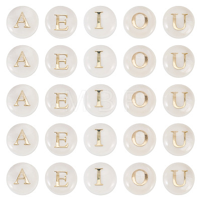 30Pcs 5 Styles Natural Freshwater Shell Beads SHEL-TA0001-32-1