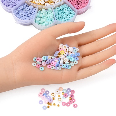 DIY Colorful Polymer Clay Beads Jewelry Making Kit DIY-FS0002-13-1