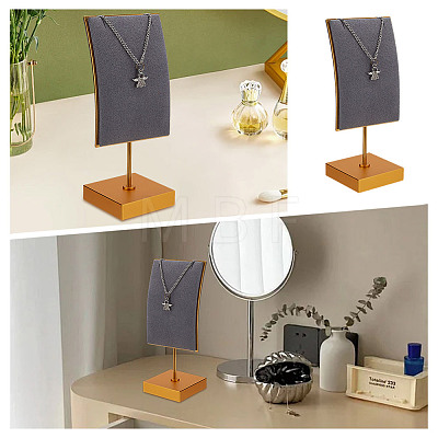 Velvet & Alloy Earrings Display Stands ODIS-WH0061-69A-1