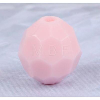 Opaque Acrylic Beads FIND-PW0024-06D-1