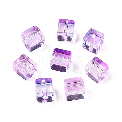 Baking Paint Transparent Glass Beads X1-DGLA-N005-01A-07-1