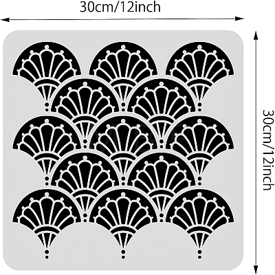 Large Plastic Reusable Drawing Painting Stencils Templates DIY-WH0172-786-1