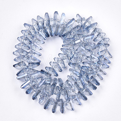 Electroplate Glass Beads Strands EGLA-S176-05A-B06-1