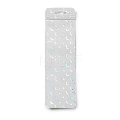 Rectangle Glitter Holographic Plastic Yin-yang Zip Lock Gift Bags OPP-E004-01C-D02-1