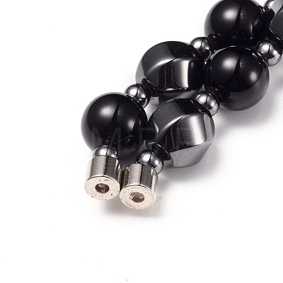 Necklaces & Stretch Bracelets & Dangle Earrings Jewelry Sets SJEW-I198-03P-1