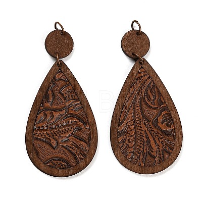 Wood & Leather Big Pendants WD-CBAE7F9-01A-1