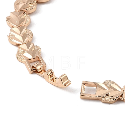 Brass Link Chain Bracelets for Women Men BJEW-P324-01F-KCG-1