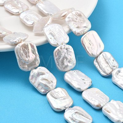 Natural Baroque Keshi Pearl Beads Strands PEAR-P064-01F-06A-01-1