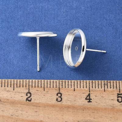 Brass Ear Studs Settings IFIN-Q005-S-NR-1