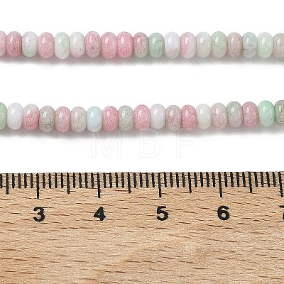 Ombre Effect Dyed Glass Beads Strands GLAA-C043-01-1