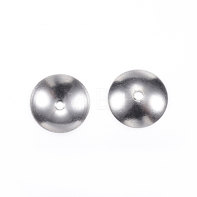 201 Stainless Steel Bead Caps STAS-F040-20C-P-1