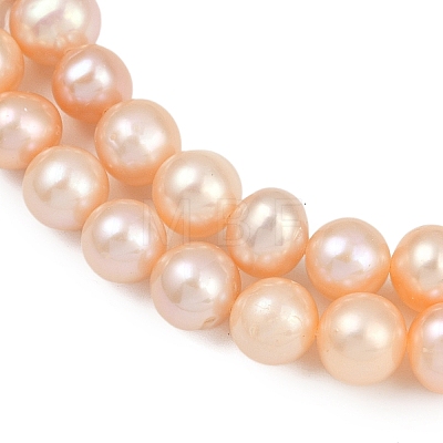 Natural Cultured Freshwater Pearl Beads Strands PEAR-I007-07X-02B-1