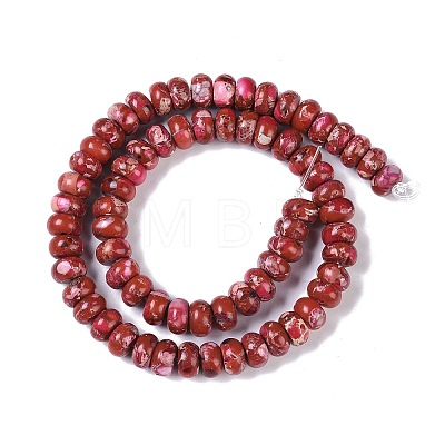 Dyed Synthetic Imperial Jasper Beads Strands G-P529-E01-A06-1