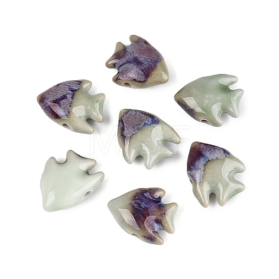 Handmade Porcelain Beads PORC-Q008-14B-1
