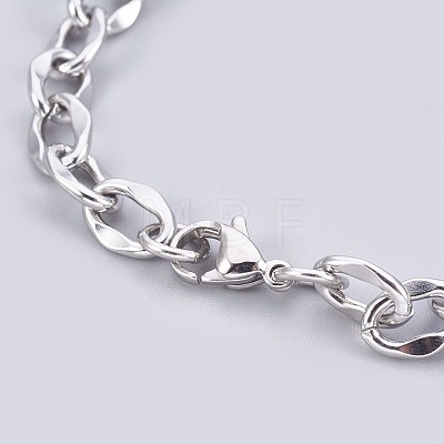 304 Stainless Steel Pendant Bracelets BJEW-P237-05P-1