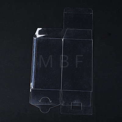 Rectangle Transparent Plastic PVC Box Gift Packaging CON-F013-01H-1