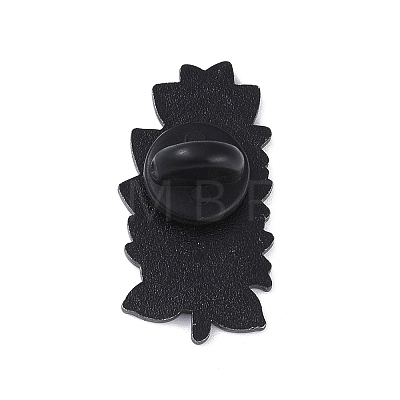 Black Zinc Alloy Brooches JEWB-O012-04C-1