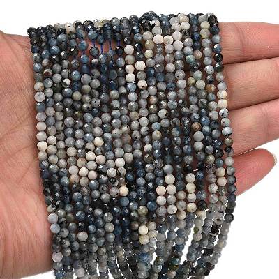 Natural Aquamarine Beads Strands G-H321-A02-02-1