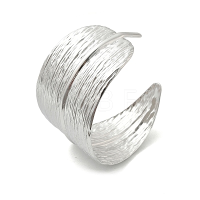 304 Stainless Steel Cuff Bangles for Women BJEW-Z096-02P-1