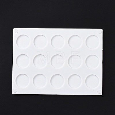 DIY Flat Round Wax Seal Stamp Silicone Mats AJEW-A038-01-1