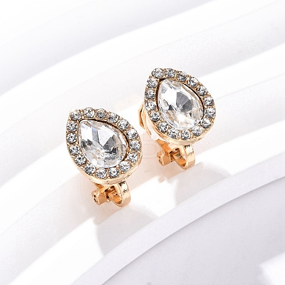 Alloy Silicone Clip-on Earrings EJEW-Z120-02G-02-1