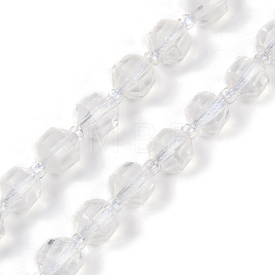 Natural Quartz Crystal Beads Strands G-O201B-103F-1