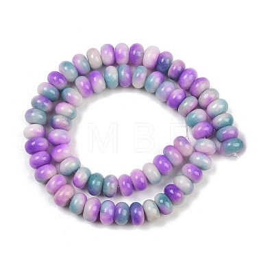 Dyed Natural White Jade Beads Strands G-G107-A29-01-1