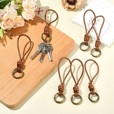 Vintage Cowhide Rope Pendant Decorations ST-CJ0028-13-1