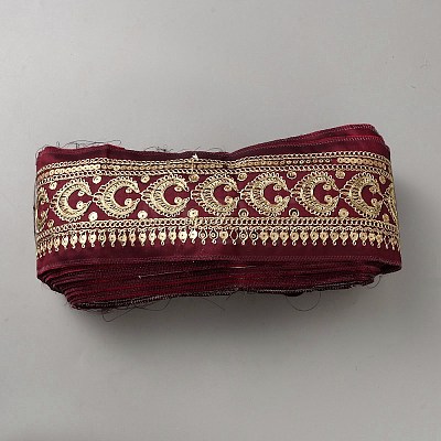 Vintage Jacquard Polyester Ribbon SRIB-WH20020-112A-1