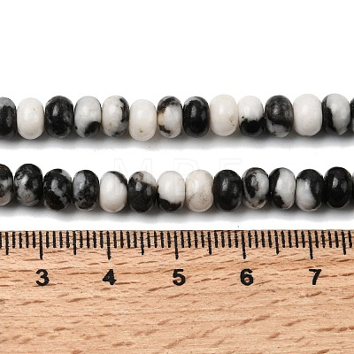 Natural Zebra Jasper Beads Strands G-A280-A22-01-1