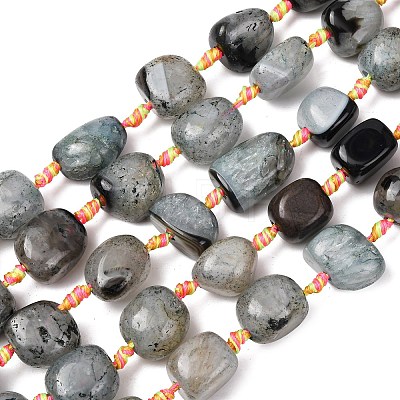 Natural Agate Beads Strands G-F825-G01-01C-1