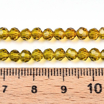 Baking Paint Transparent Glass Beads X1-DGLA-A035-T4mm-A05-1