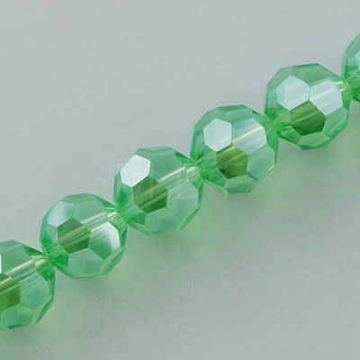 Electroplate Glass Bead Strands EGLA-R015-8mm-11-1