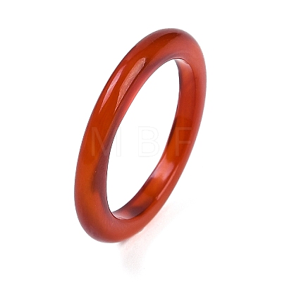 Dyed & Heated Natural Agate Finger Rings for Women RJEW-Z075-01O-1