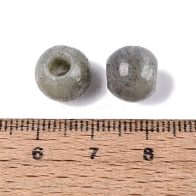Natural Labradorite European Beads G-Q607-02P-1