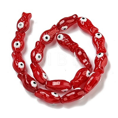 Handmade Transparent Glass Beads X-GLAA-N0028-03H-1