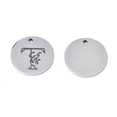 304 Stainless Steel Charms STAS-T059-26P-T-1