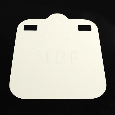 Rectangle Shape Cardboard Necklace Display Cards CDIS-Q001-14B-1