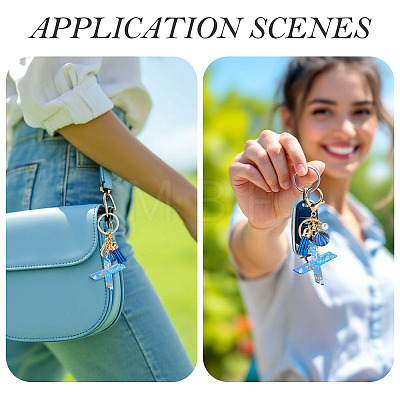 Star Resin & Shell Keychains KEYC-TAC00087-01X-1