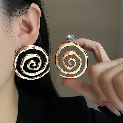 Iron Stud Earrings FS-WG0B059-06-1