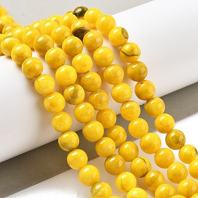 Natural Persian Jade Beads Strands G-A255-A02-02I-1