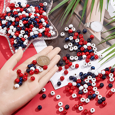 600Pcs 3 Colors Natural Wood Beads WOOD-SC0002-44A-1