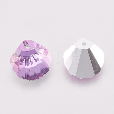 K9 Glass Rhinestone Pendants GLAA-F083-02B-08-1