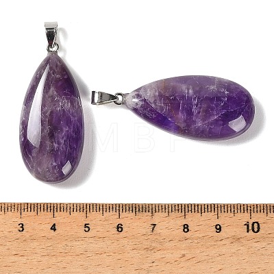 Natural Amethyst Pendants GG-CBACB71-02P-02-1