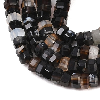 Natural Agate Beads Strands G-G345-C36-2x4mm-1