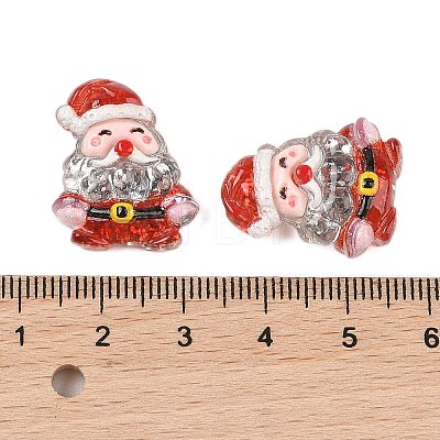 Christmas Series Cute Transparent Resin Decoden Cabochons RESI-S03-03C-1